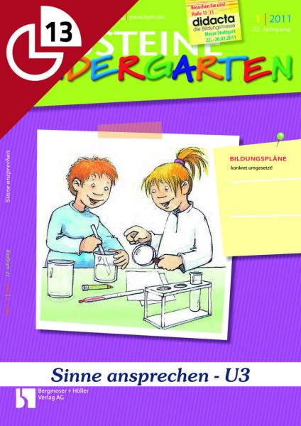Sinne ansprechen - UNTER 3 JAHREN