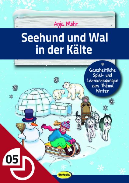 Seehund und Wal in der Kälte