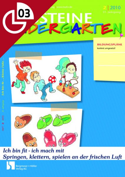 Springen, klettern, spielen an der frischen Luft