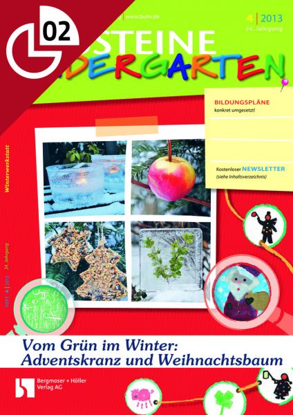 Vom Grün im Winter: Adventskranz und Weihnachtsbaum
